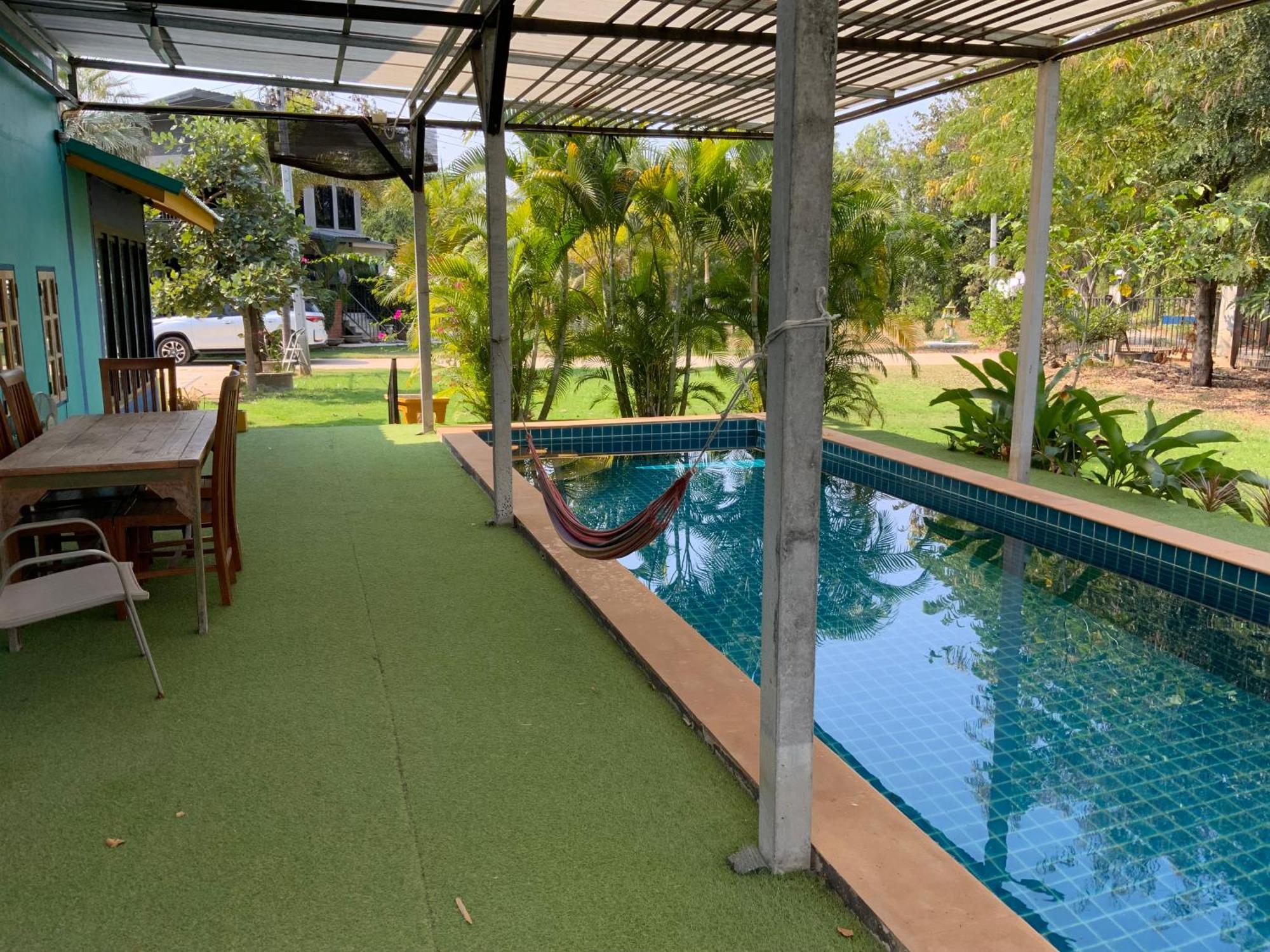 Morocco Blue Cafe By Chilong River Farm Resort Muang Kosum Exterior foto